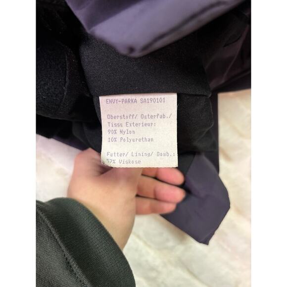 Marithé + François Girbaud | USA 27 | Women's Envy Parka | Dark Purple Coat - Picture 12 of 15